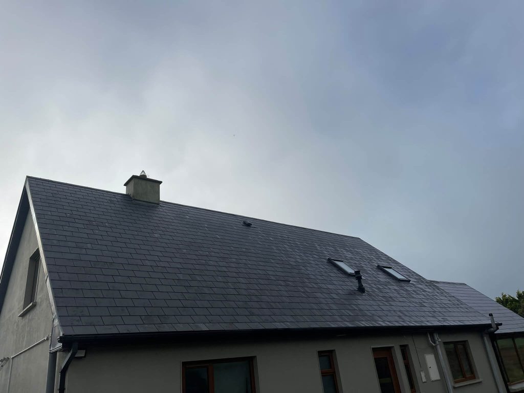 after roof cleaning
