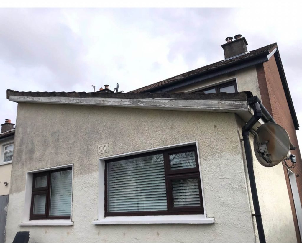 old fascia soffit