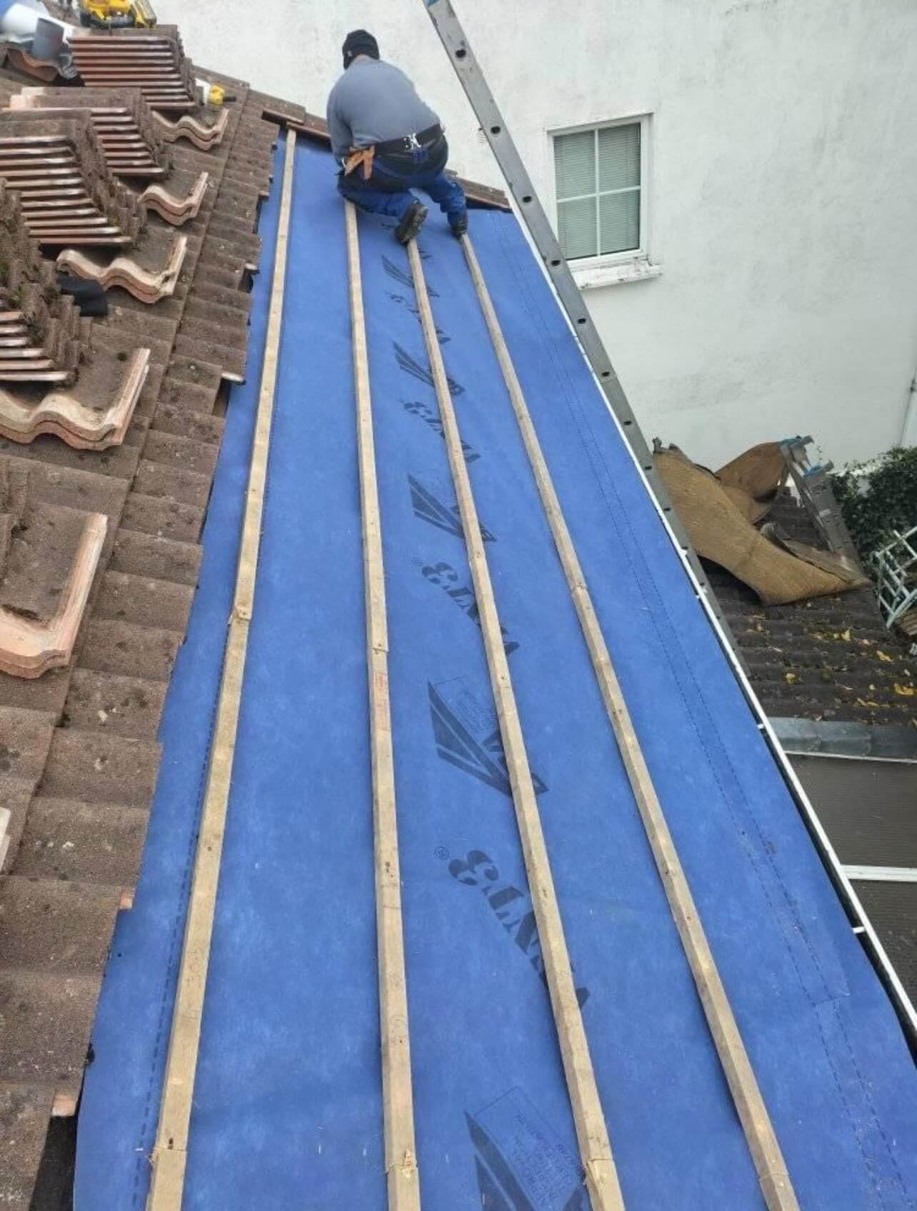 repairing a roof
