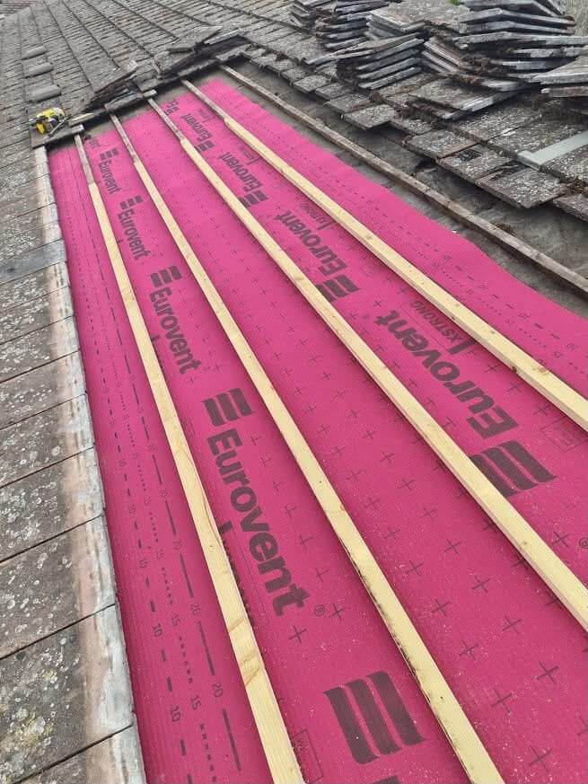 underlay flat roof repair